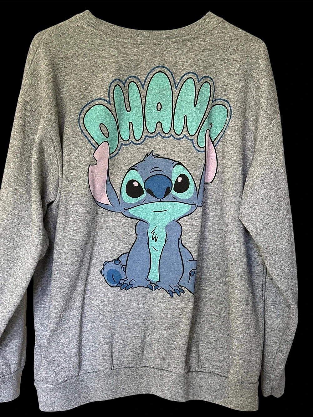 Disney Stitch Ohana Embroidered Crewneck Sweatshirt from Witch’s Estate Sale XL